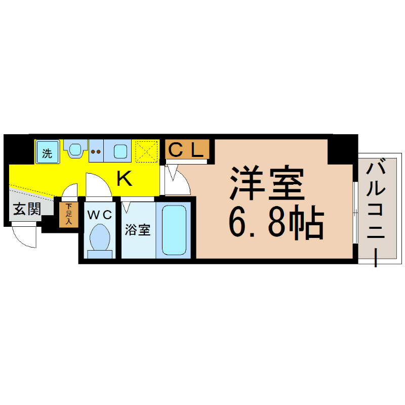 クレストステージ名駅 間取り