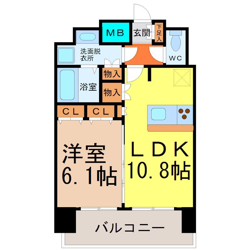 プレサンス桜通グレイス 間取り