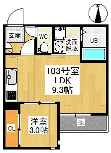 ＢｒａｎｄＮｅｗＤａｙ名城 間取り