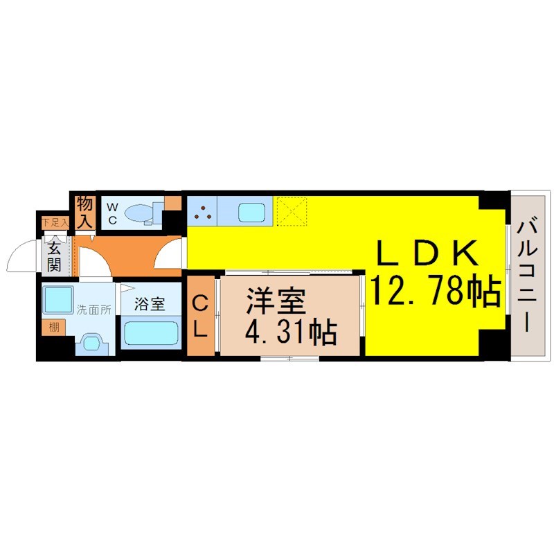 Ｓ－ＦＯＲＴ熱田花町 間取り