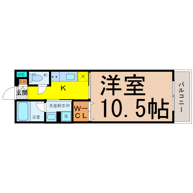 ＨＩＢＩＮＯ　ＲＩＳＥ 間取り