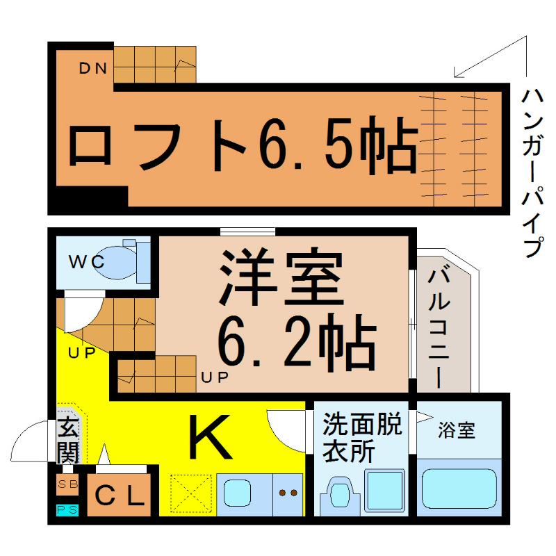 Ｋ’ｓＧａｒｄｅｎ栄生II 間取り