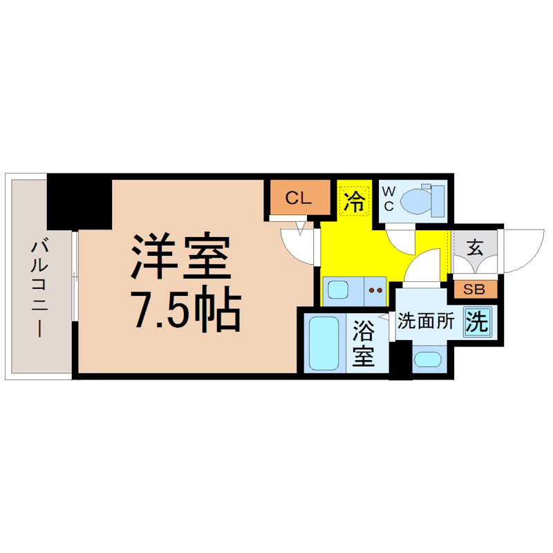 エスリード新栄テセラ 間取り