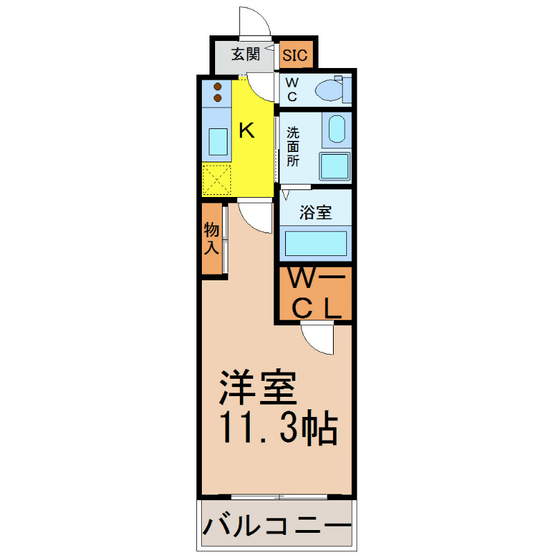 グランドソレイユ名駅 間取り