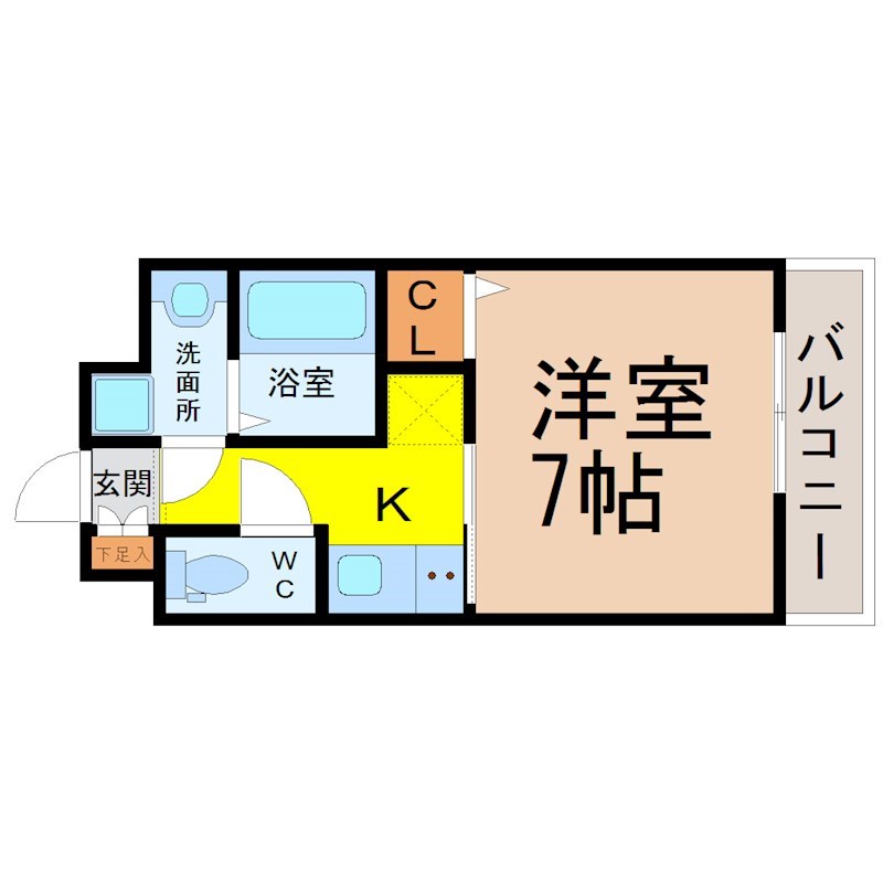 スカイコート御器所 間取り
