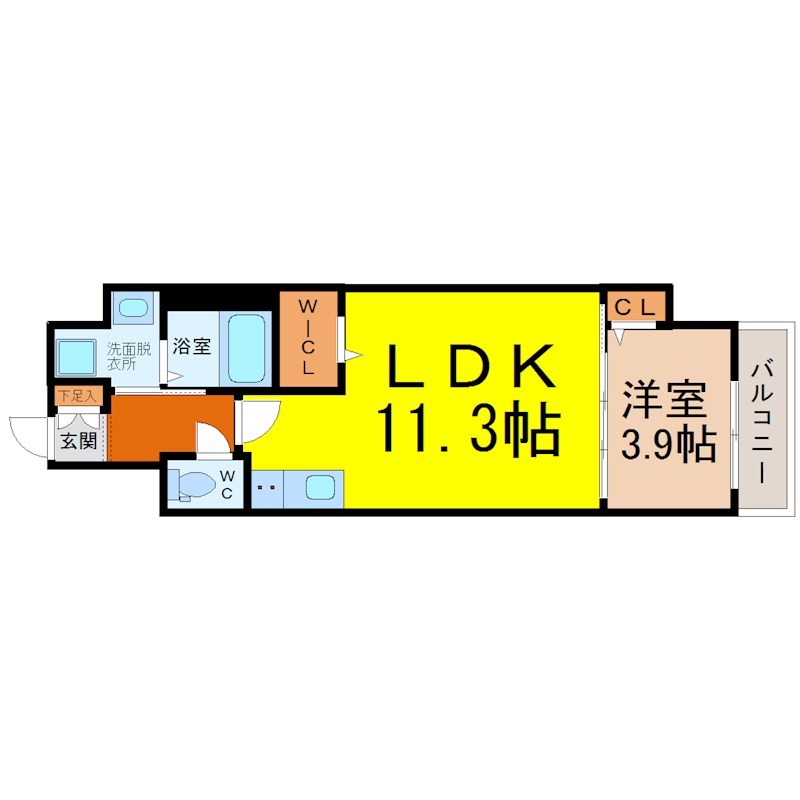 Ｇｒａｎｄ　Ｓｏｌｅｉｌ大須白川 間取り
