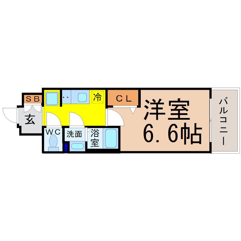 プレサンス名古屋駅ゲート 間取り