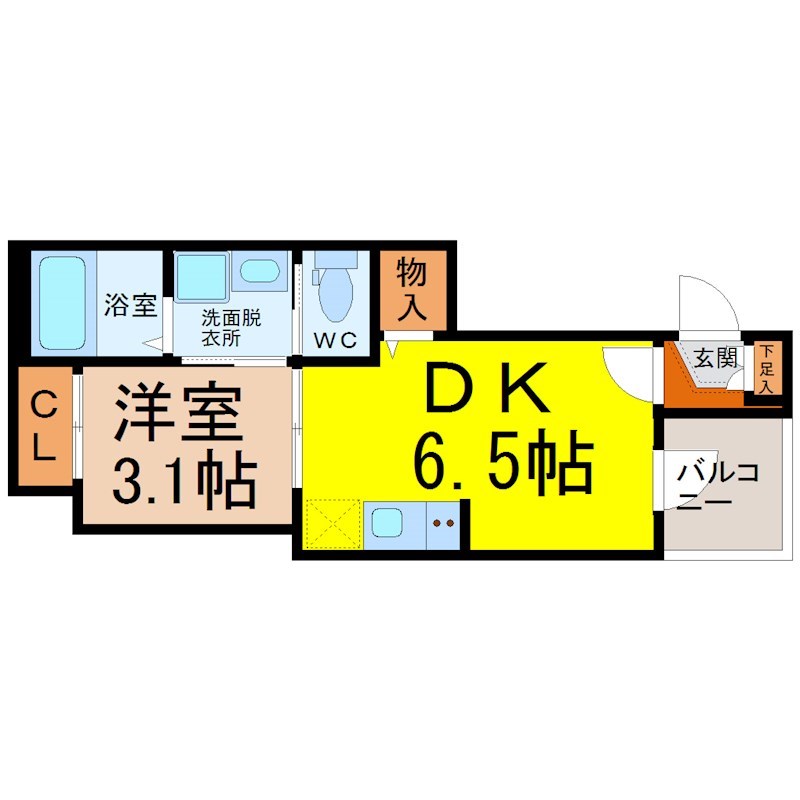 フェリシア荒子 間取り