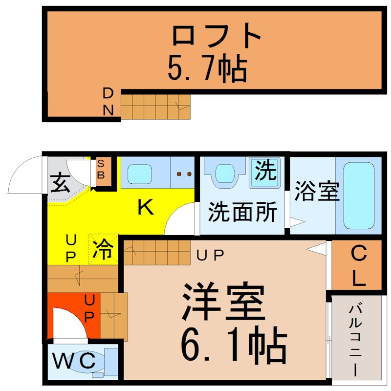カームオーシャン 間取り