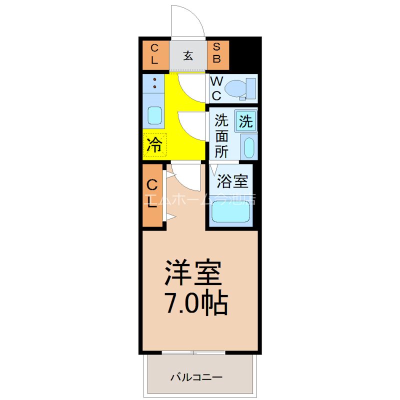 S-RESIDENCE堀田North（ノース） 間取り