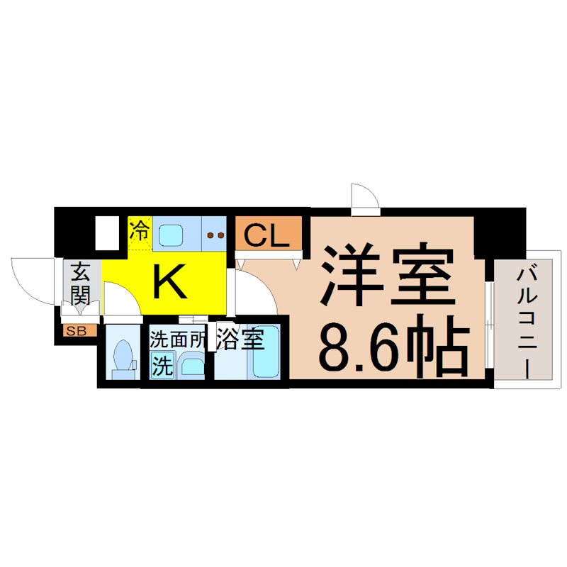 PURE RESIDENCE 名駅南 間取り