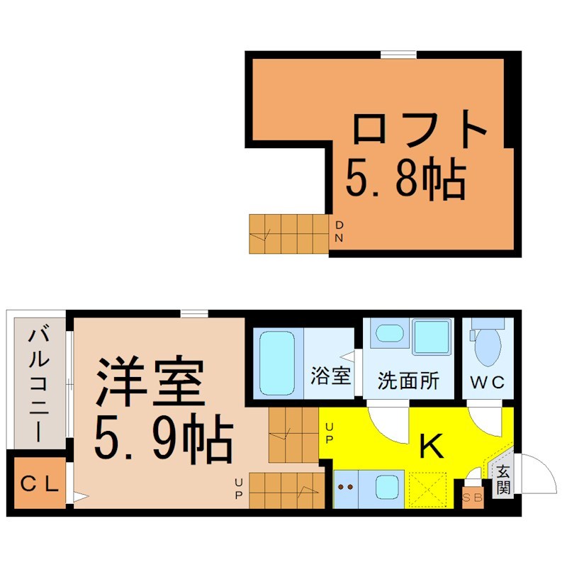 ハーモニーテラス大高町 間取り
