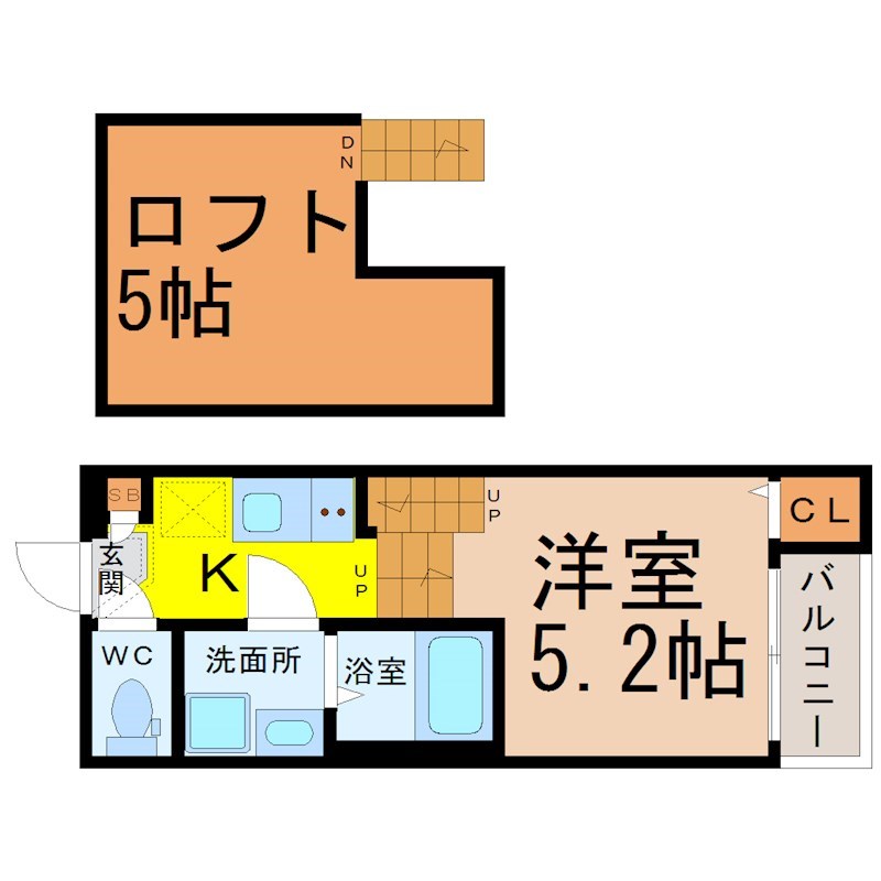 ハーモニーテラス二ツ橋 間取り