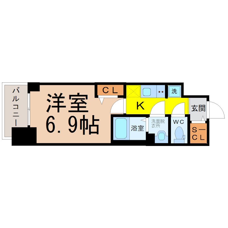 プレサンス東別院駅前II 間取り