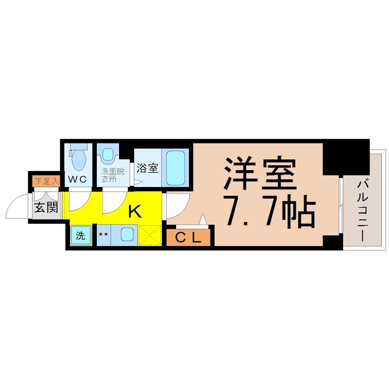 プレサンス東別院駅前II 間取り