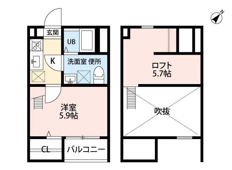 クレール・ラ・ハウト 間取り