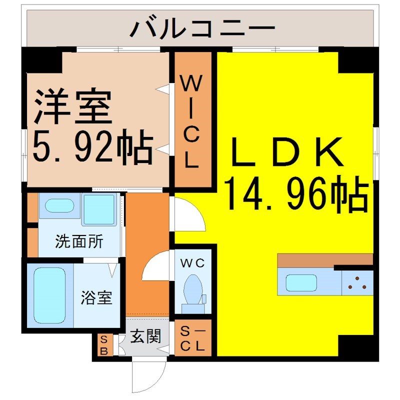 ＵＮＲＯＯＭ（アンルーム） 間取り