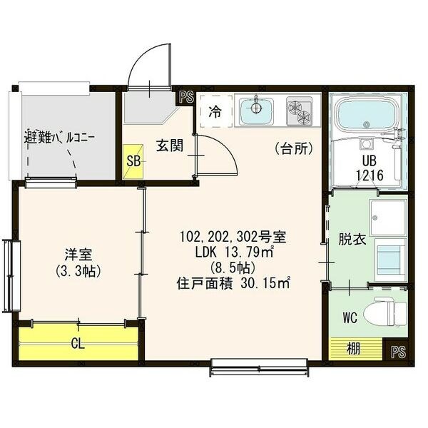 シャルム名古屋II 間取り