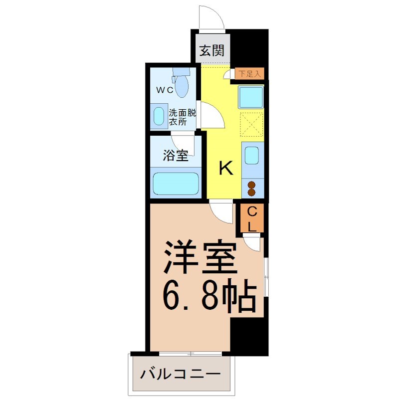 ＥＲＵＺＡＢＬＤＧ.名古屋駅前（エルザビル名古屋駅前） 間取り