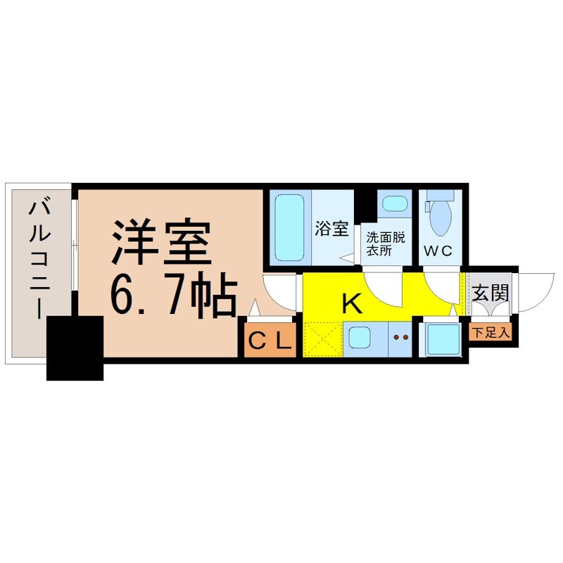 プレサンス金山デュアル 間取り
