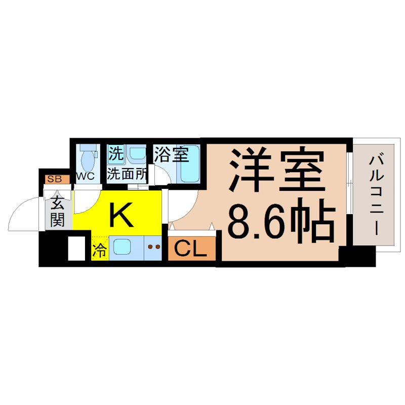 PURE RESIDENCE 名駅南 間取り