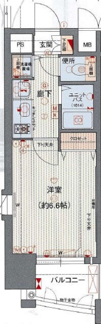 プレサンス名古屋駅前ヴェルロード 間取り