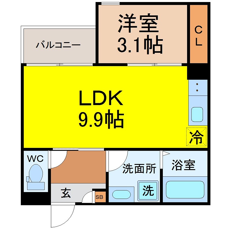 REGALEST三番町 間取り