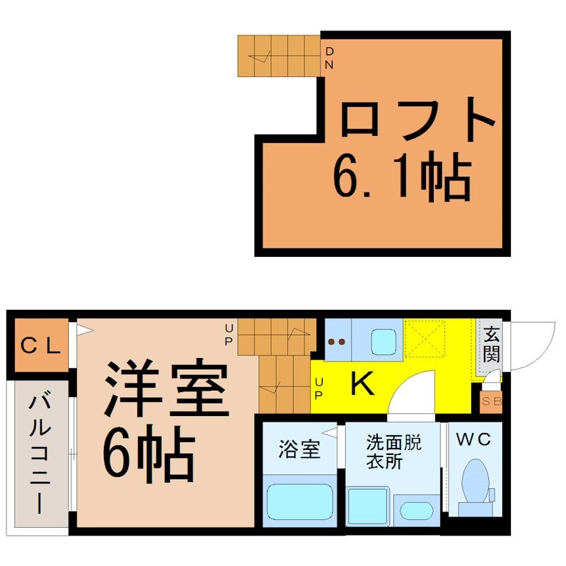 ラファージュ東海通 間取り