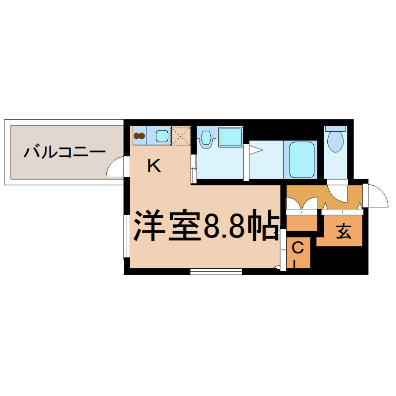 プレミアムコート名古屋金山インテルノ 間取り
