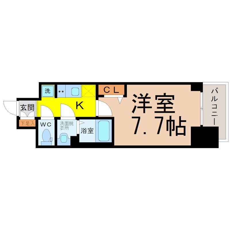 プレサンス東別院駅前II 間取り