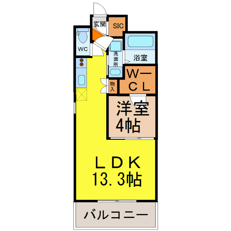 グランドソレイユ名駅 間取り
