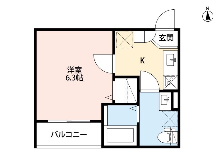 プランドール平安通 間取り