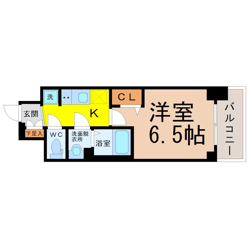 プレサンス鶴舞ファースト 間取り