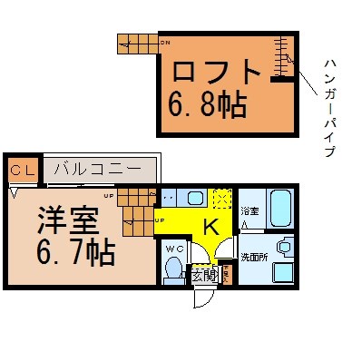 アルバーノ大江Ａ棟 間取り