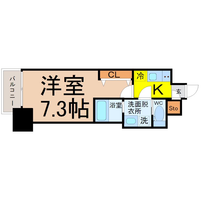 S-RESIDENCE名駅南 間取り