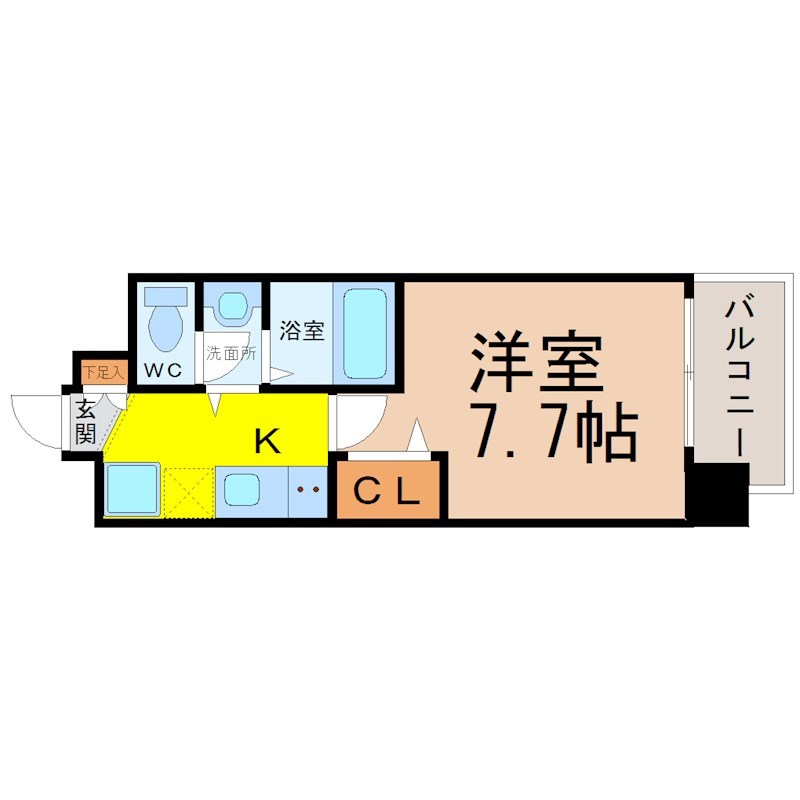 アルフィーレ新栄 間取り