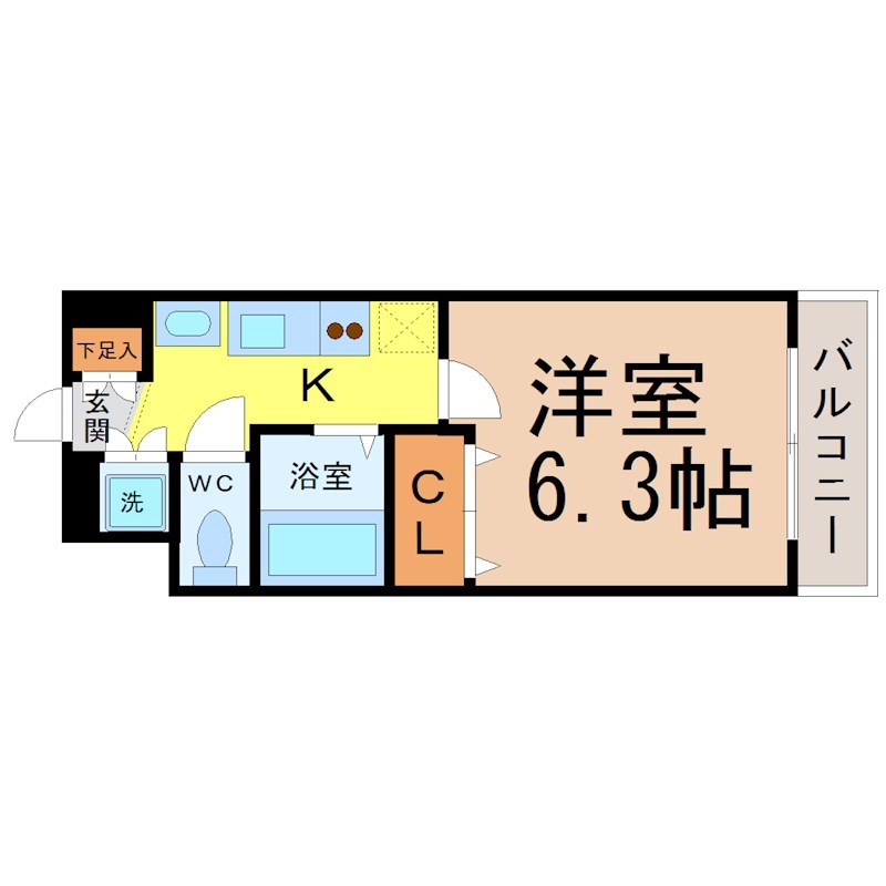 プレサンス名古屋城前ラバンカ 間取り