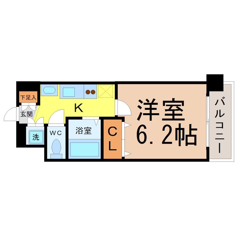 プレサンス名古屋城前ラバンカ 間取り