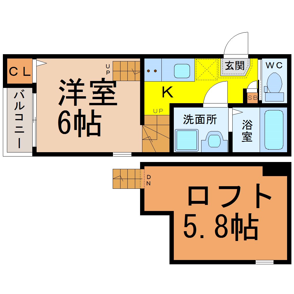 コードソレイユ柳ヶ枝町 間取り