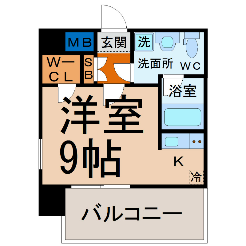 アンビックス・プリア茶屋ヶ坂 間取り