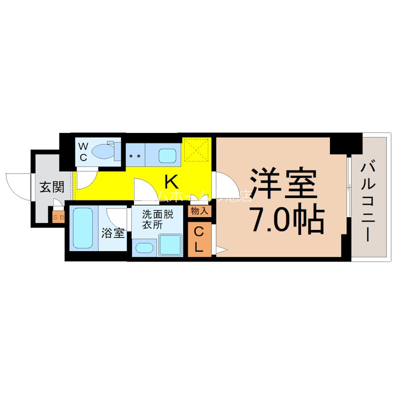 アクアコート大曽根 間取り