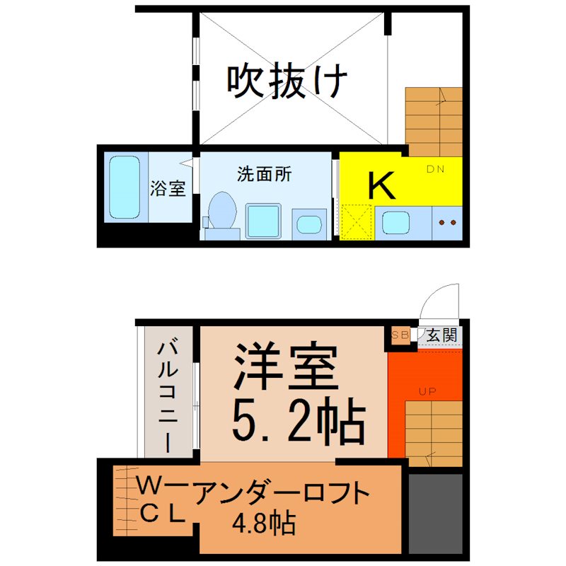 アドラブール新守山 間取り