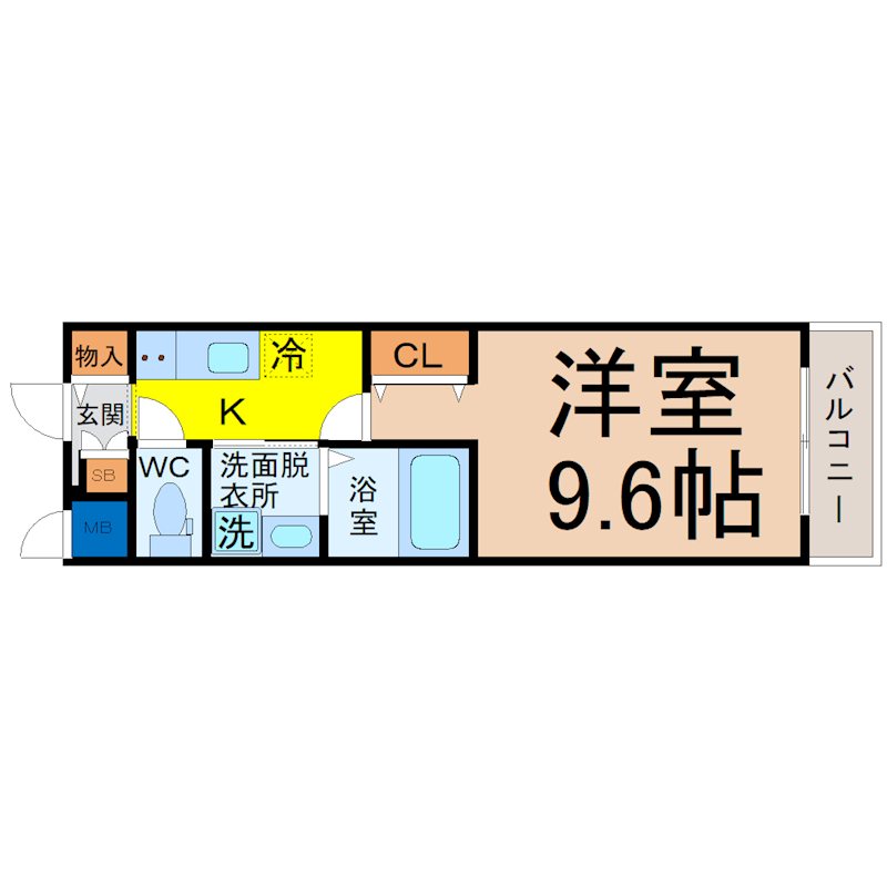 CREST TAPP太閤通 間取り
