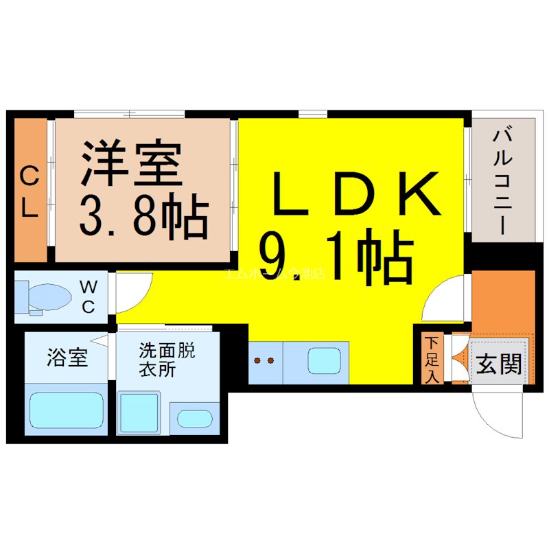 ラファータ 名駅 間取り