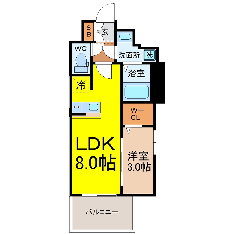 エスリード葵広小路通 間取り