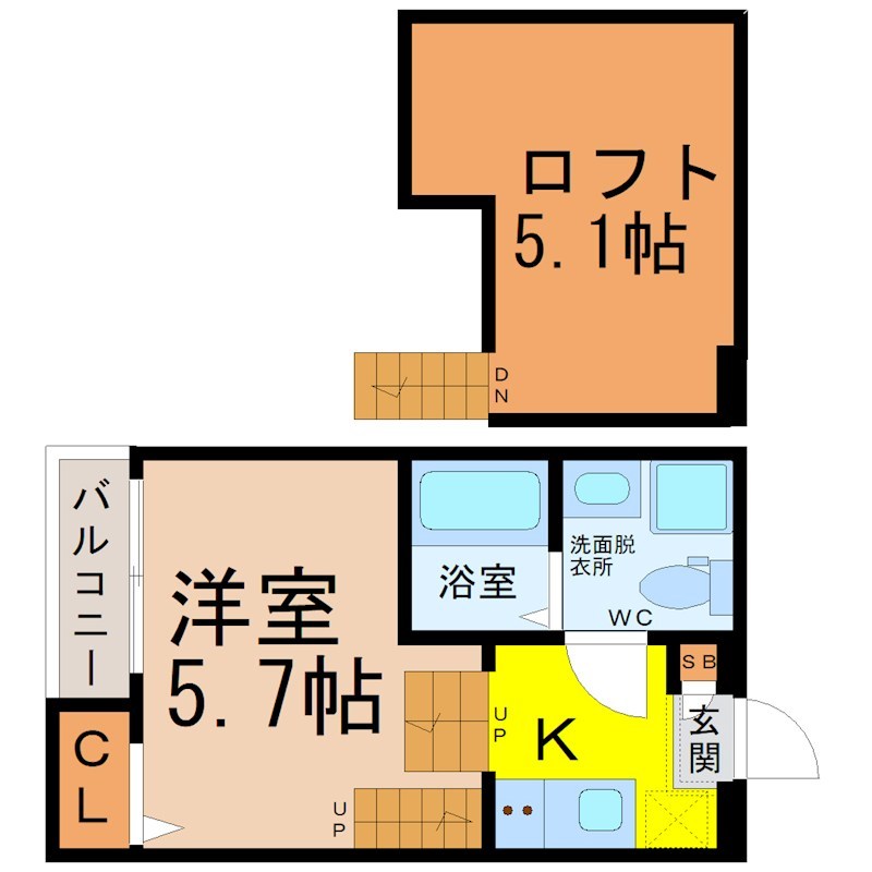 ハーモニーテラス今池南 間取り