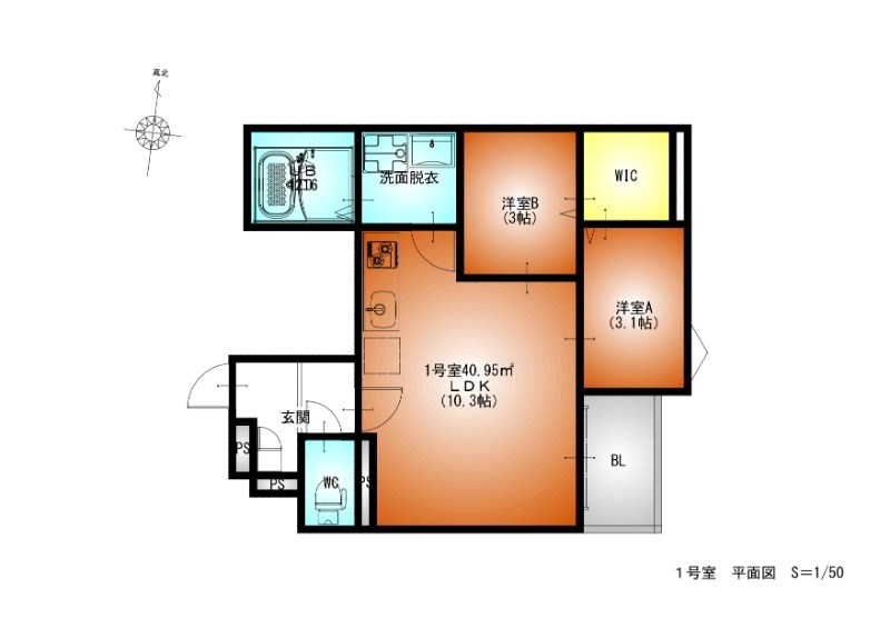 ＲＥＧＡＬＥＳＴ伝馬町南 間取り