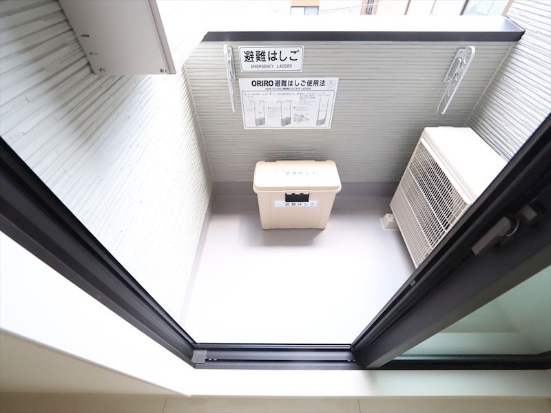 ハーモニーテラス坂井戸町Ⅱ ベランダ