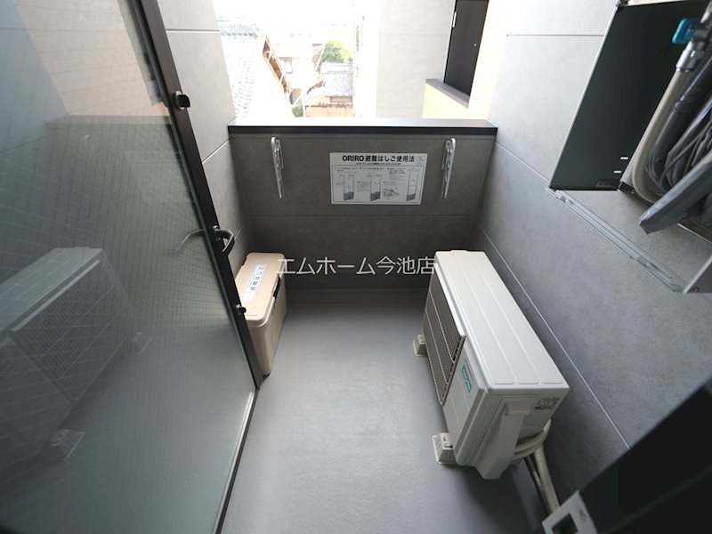 仮称）菊園町四丁目アパート ベランダ