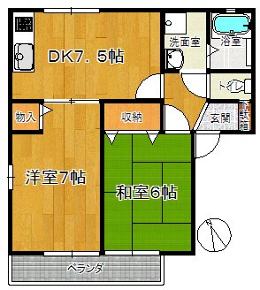 アイーナ82 間取り